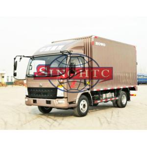 Closed Box Cargo Transport Truck 8 - 10 Tonsloading Capacity 6 Wheels
