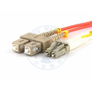 China XYFiber multimode OM2 duplex fiber optic patch cable 50/ 125 LC to SC on sale