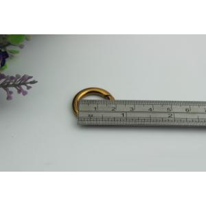 Factory Outlets Handbag Hardware Metal Spring O Ring Buckle Key chain In Gold