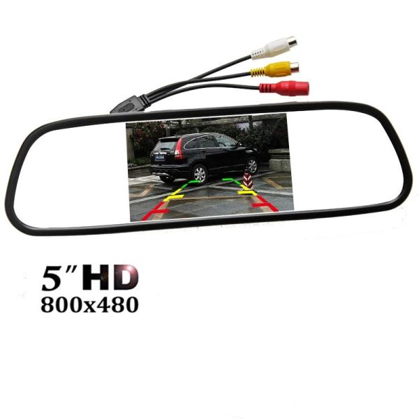 Quality Easy Installation Car Rear View Mirror Monitor 5" TFT - LCD Display Screen wholesale
