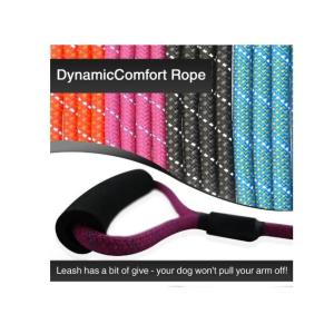 Padded Handle Dog Training Leash Strong Medium Large Size With Multiple Colors