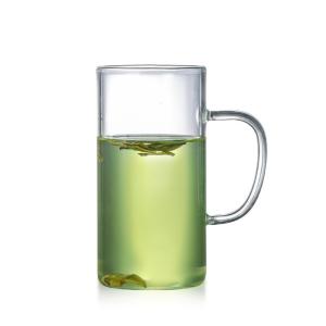 China Lightweight Glass Coffee Travel Mugs , Clear Eco Friendly Reusable Coffee Cups on sale