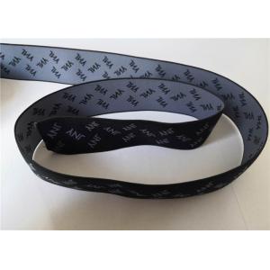 5 Cm Woven Elastic Strap Gray On Black Custom Widewide Waistband Women Or Men