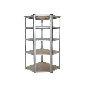 175Kgs Capacity Warehouse Use Five Layer Corner Shelf With MDF Board