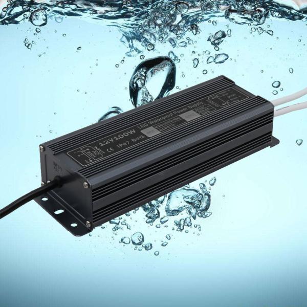 Quality 12v 100w waterproof power supply IP67 with coffee color LED transformer Adapter for LED Light wholesale