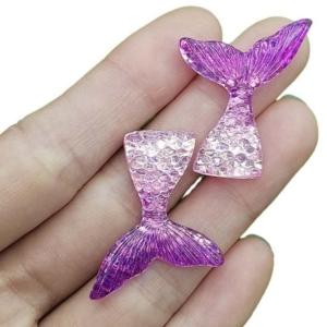 ployester Resin Glitter Mermaid Sea Shall and Glitter Sequin Mermaid Tail Resin