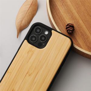 TPU Bumper Real Bamboo Wooden Mobile Cases Wood Phone Case Eco Friendly