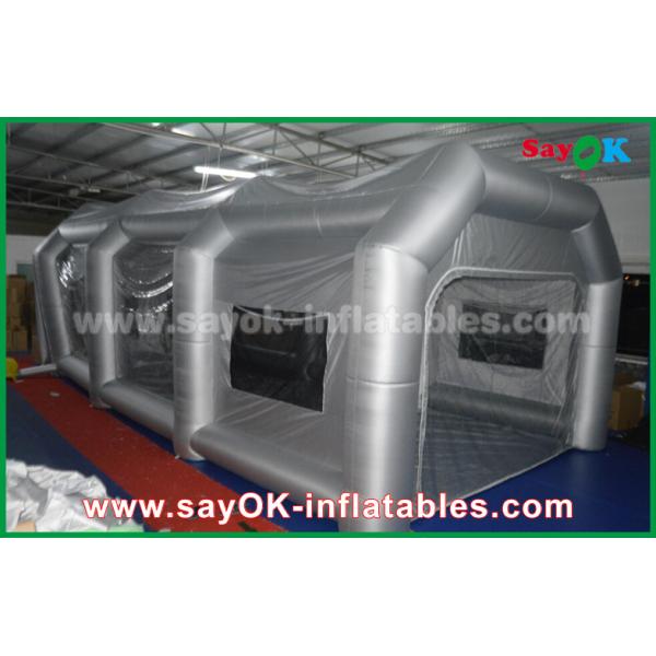 Inflatable Car Tent Waterproof Inflatable Air Tent / PVC Inflatable Spray Booth For Car Paint Spraying