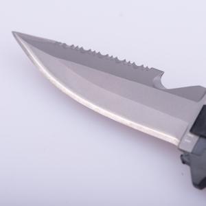 titanium mini BC knife sharp/blunt tip with PC holder and scabbard