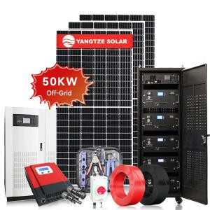 Home Off Grid Solar System Kit With Seperate MPPT Charger Controller 50KW