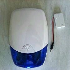 Wireless outdoor alarm siren for standalone or for alarm system with sound