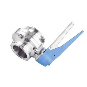 Sanitary SS304/316L Manual Tri-Clamp Butterfly Valves with Trigger Handle A Must-Have