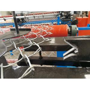 Fully Automatic Diamond Wire Mesh Weaving Machine PLC Control For Playground