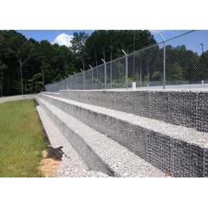Hot Dipped Gabion Gravity Retaining Walls Galvanized Gabion Wall Face