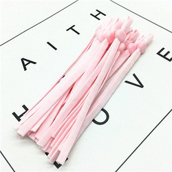 12cm length 5mm flat adjustable elastic band with buckle earloop cord for