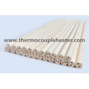 98.3 - 99.9% MgO Ceramic Tube 2 4 Holes For Cartridge Heater
