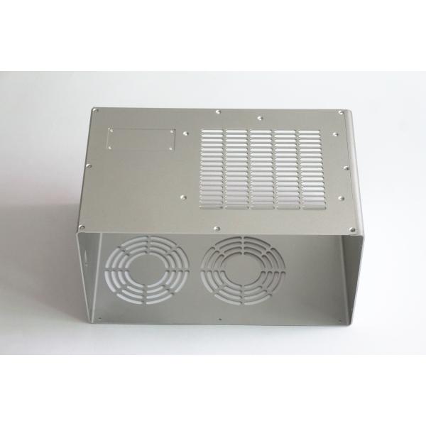 Quality 0.001 0.002mm Sheet Metal Bending Parts Silver Sandblasting Case Shell Assembly wholesale