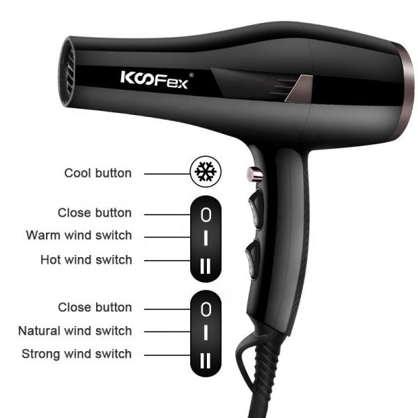 Quality Ultralight Portable Household Hair Dryer With Diffuser Multiscene 1800W wholesale