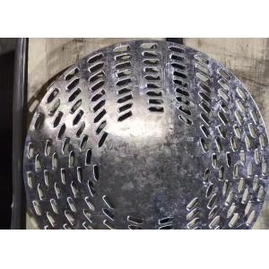 7" Diameter Anti Split Plate Round Galvanized
