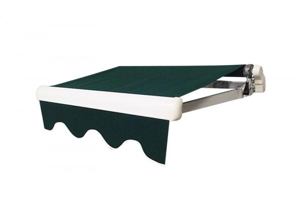 Aluminum Waterproof Retractable Awning Yard Door Shop Awning 40x40mm