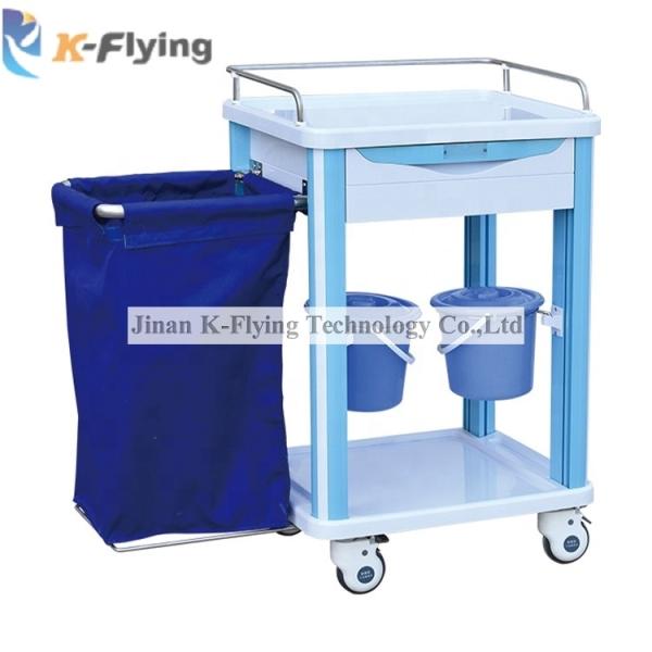 Quality Dirt Cleaning Emergency Crash Trolley With Cleaning Bag wholesale