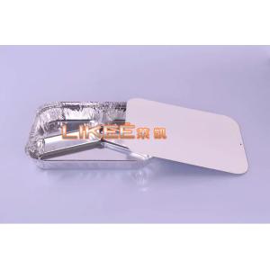 Recycled OEM Aluminium Foil Food Container Rectangular Aluminum Tray