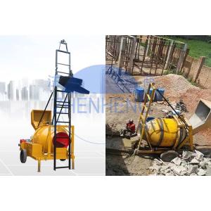 High Automation JZR350 Diesel Concrete Mixer Hydraulic Hopper With Ladders