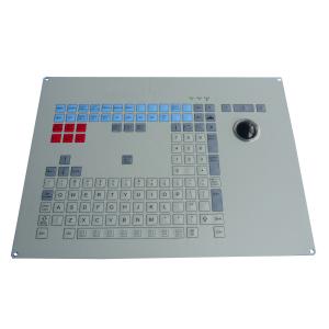 China 121 Key Industrial Membrane Keyboard with laser trackball panel mount keyboard with numeric keys on sale China 121 Key Industrial Membrane Keyboard with laser trackball panel mount keyboard with numeric keys on sale