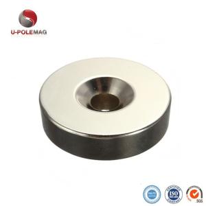 Rare Earth Hollow Circle Disc Magnet N52 with Countersunk Hole 10 and ±10%