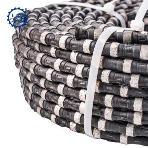 Diamond Wire Saw Reinforced Concrete Cutting Rope 11.5mm Rubber Spring Wire with
