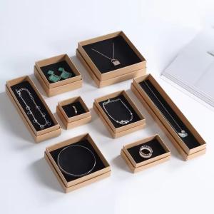 Eco Friendly Custom Cardboard Jewelry Gift Boxes Portable With Foam Insert