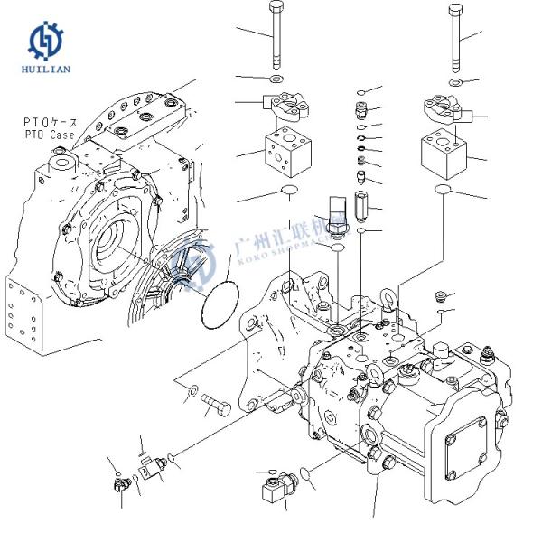 708-2G-00120 708-1G-00041 708-1T-00433 708 -2K-00122 Hydraulic Main Pump For Komatsu PC2000-8 PC2000-8 3000-6 Excavator