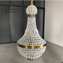 Round Crystal Ball Chandelier Lighting Fixture Lamp Chandeliers Ceiling 60cm