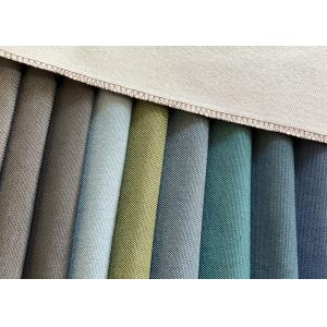 320gsm Linen Sofa Fabric Plain Dyed Moisture Wicking