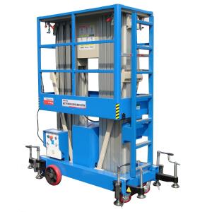 Professional Mobile Elevated Working Platforms For 2 Persons 12 Meter Height