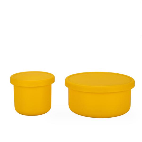 Food Grade Silicone Bento Lunch Box 1 Lattice Food Storage Container for All Ages