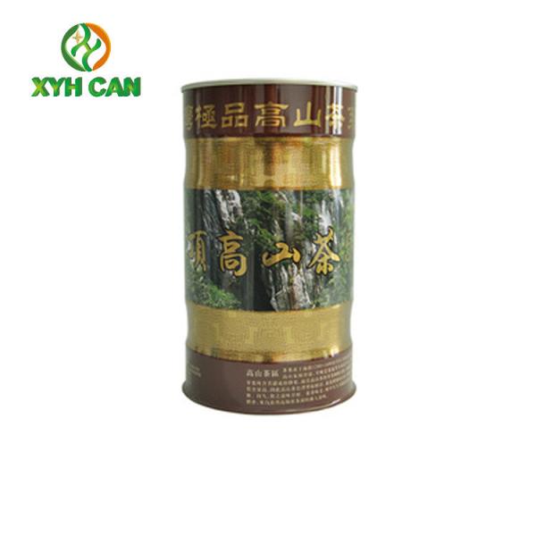 Quality Food Tin Can Stackable Round Empty Printed Containers 0.18-0.25 mm Thickness wholesale