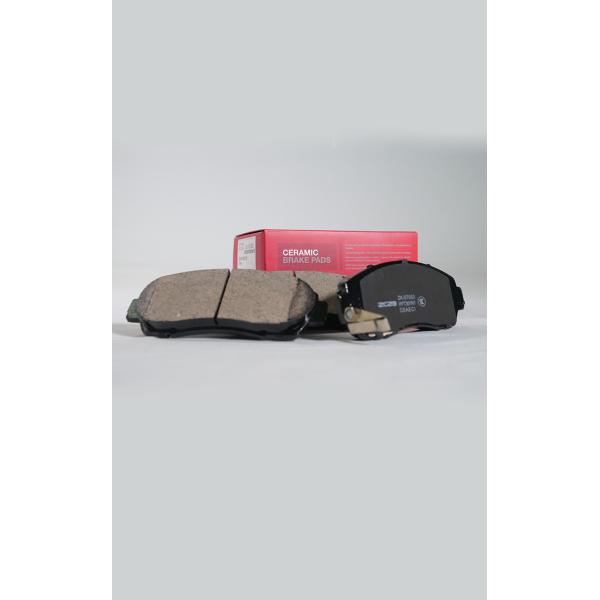 1 Set Disc Brake Pad Set Chamfered and Shims Included for Improved Braking