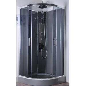 Commercial Quadrant Shower Cubicles , Curved Glass Shower Enclosures