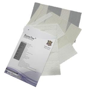 5% Openness 3m Width FR Solar Double Layer Roller Blinds Fabrics For Window