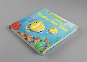 Cheap Oil Varnishing Hardcover Childrens Board Books Square Spine With Gloss Lamination for sale