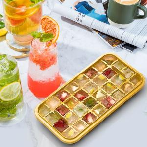 Ice Cube Trays With Lid And Bin Ice Cube Tray Mold For Whiskey Cocktail Juice