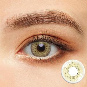 Affordable Monthly Colored Contacts Caramel Brown Lens 3 Tone