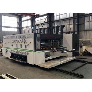18 KW Printing Slotting Die Cutting Machine Corrugated Carton Flexo Four Colors