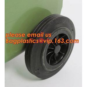 45L recycle trash bin recycle garbage bin/hospital trash cans, Mobile heavy duty