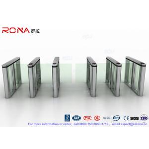 Automated Pedestrian Barrier Gate , Turnstile Security Systems 304 Stainless