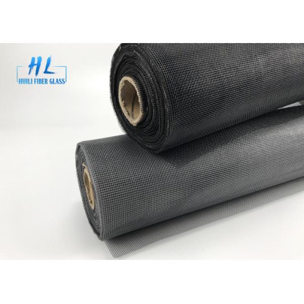 Quality 18*16 Mesh Fire And UV Resistant Black Fiberglass Fly Screen wholesale
