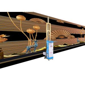 X Axis Guide 5m Rails Digital Wall Printing Machine Automatic Printhead Cleaning