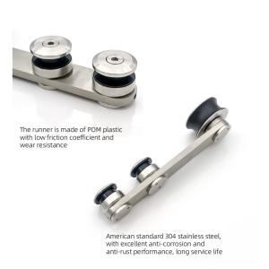 High Quality Sliding Shower Frameless Glass Sliding Door System Hardware