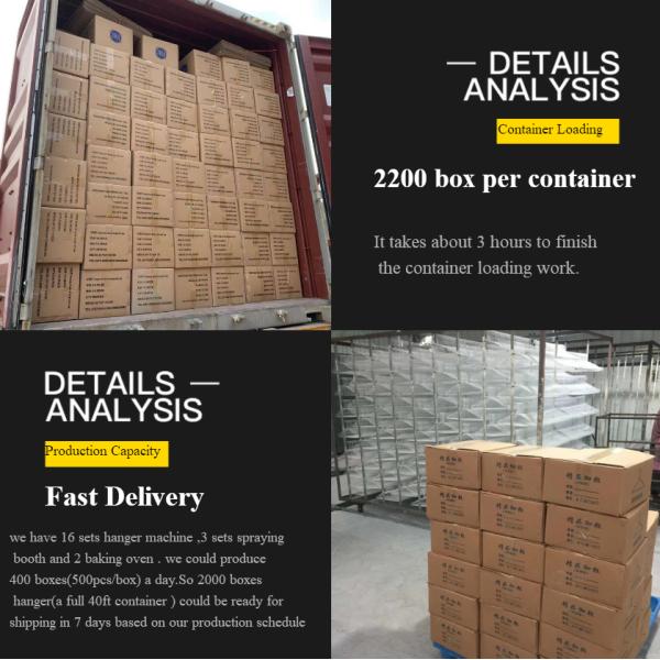 No Paint Off Short Clothes Hangers , Precise Diameter Personalized Coat Hanger